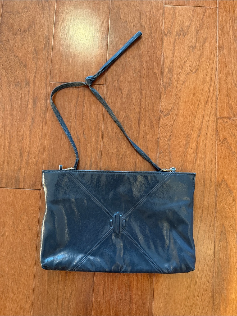 Blue Leather Purse - Designed by Valerie Barad